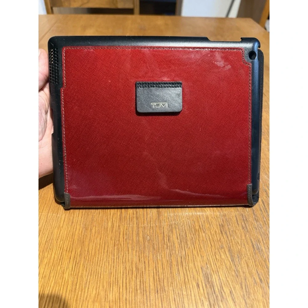 TUMI Red Folio Case Cover For Apple iPad 2 3 4 9.7